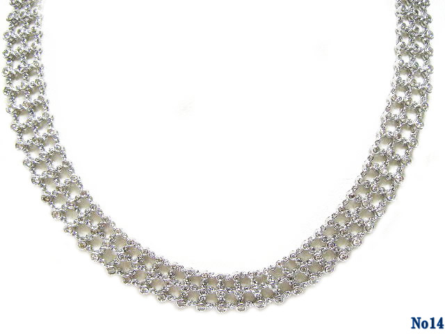 necklace diamond 18WG